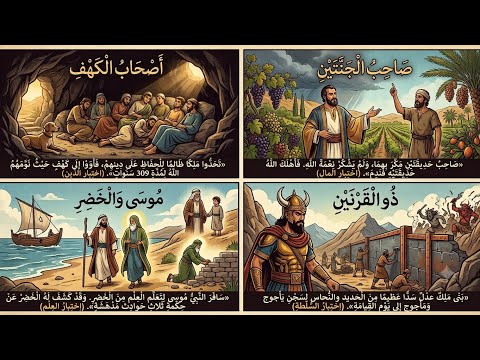 ​روائع سورة الكهف: أربع قصص وأربع فتن