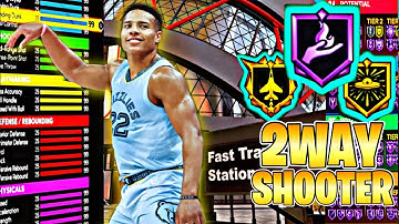 RARE 2 WAY SHOOTER BUILD. Best Shooting Guard Build NBA 2k23 Next Gen.