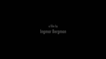 Opening movie credits for "Persona", by Ingmar Bergman.