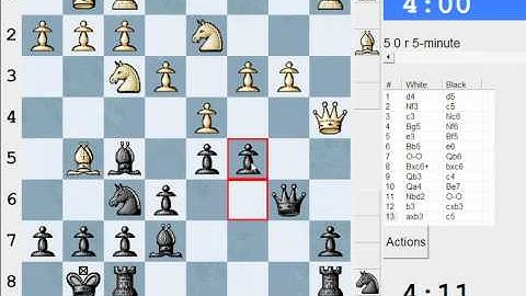 Chess World.net: LIVE Blitz #1655 vs ravan (2293) - Queen