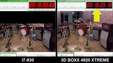 Revit Project with Complex Families: i7-930 vs 3DBOXX 4920 XTREME