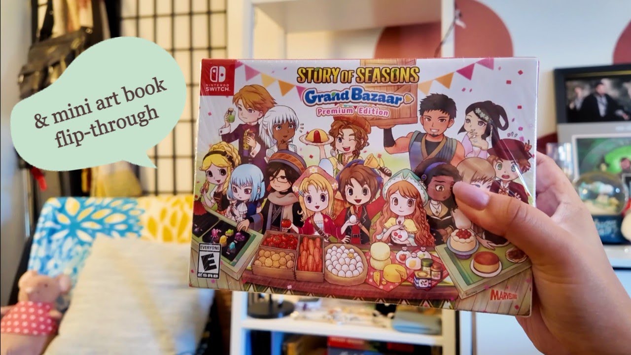 Story of Seasons Grand Bazaar Premium Collection Unboxing + Mini