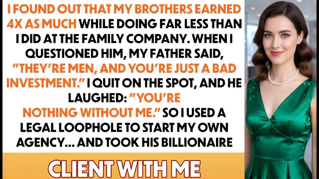 My Father Defended My Brother Getting Paid 4× More Than Me — I Quit & He Regretted It Instantly