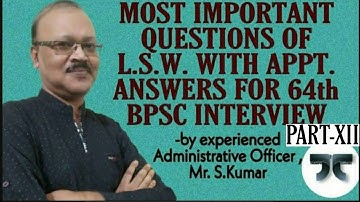 Most important questions of L.S.W. with appt. answers for 64th BPSC Interview (PART-XII)-  ग़रीबी