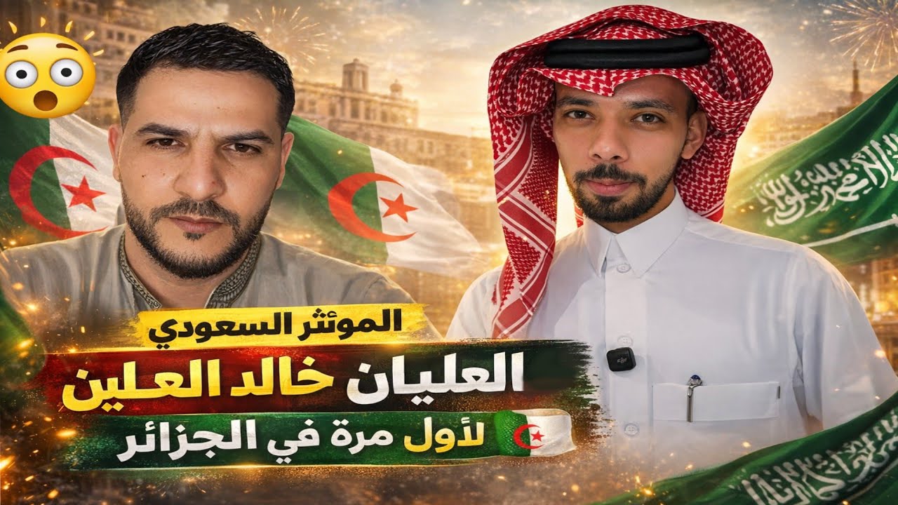 بوسماحة : المؤثر السعودي خالد العليان الأول مرة في الجزائر ❤️
