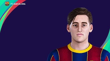 Gavi FC Barcelona face PES 2021