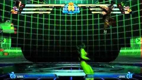 [MVC3] x-23, Hsien-ko, Chris vs She-Hulk, Taskmaster, Tron
