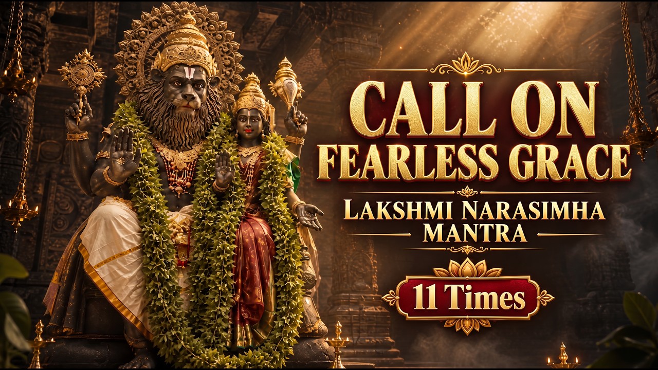 Lakshmi Narasimha Mantra chant artwork