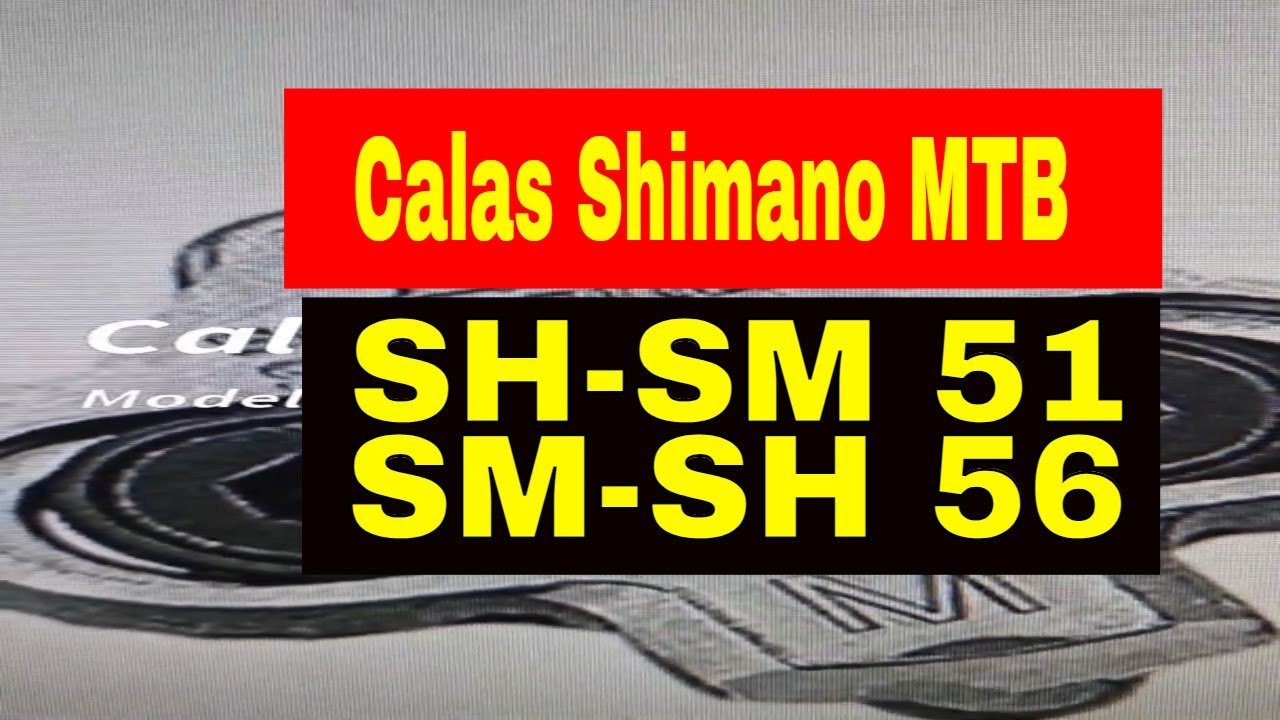 Calas Shimano MTB SH56 sin chapa