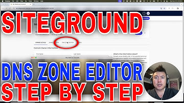 ✅  How To Find SiteGround DNS Zone Editor🔴