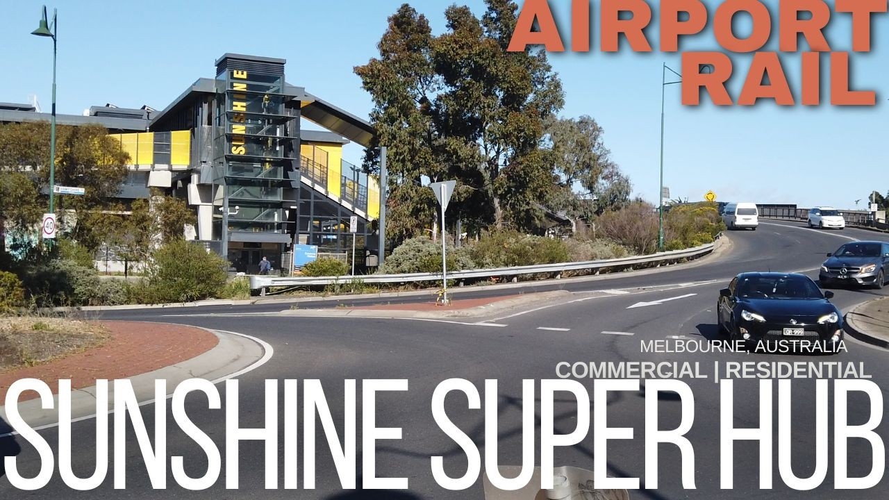 ⁴ᴷ Melbourne Airport Rail Sunshine Superhub worksite tour | Works start early 2026 More Services
