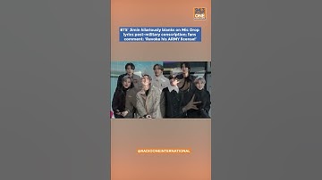 BTS’ Jimin Forgets Mic Drop Lyrics After Military Service, Leaving Fans in Stitches