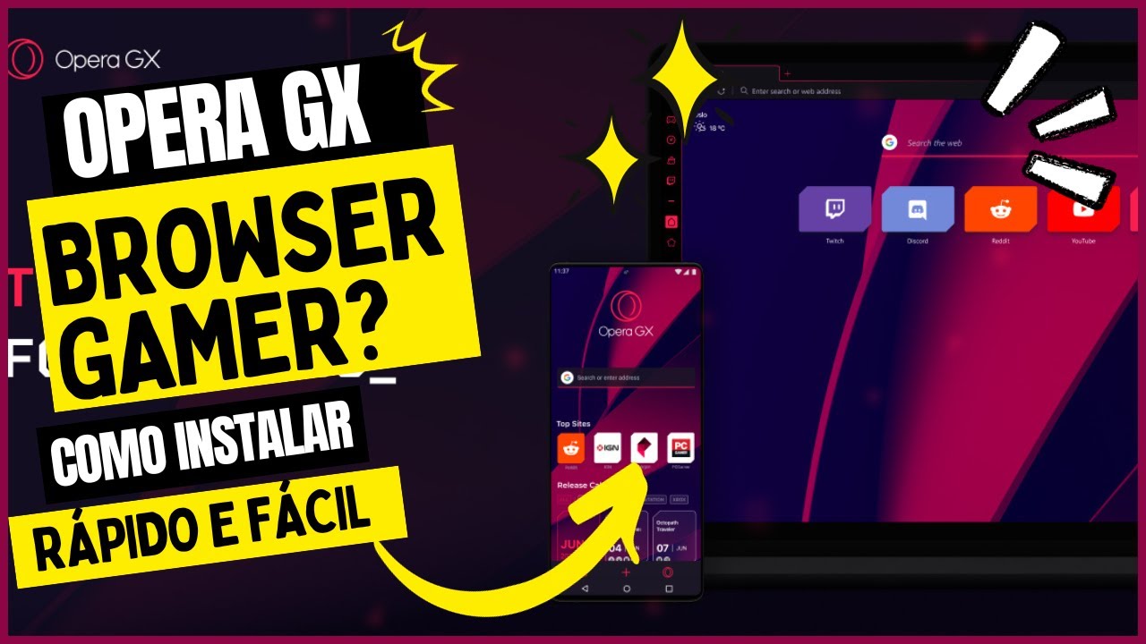 Como BAIXAR, INSTALAR e CONFIGURAR o NAVEGADOR GAMER Opera GX em 2023! 