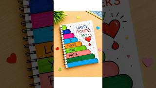 Don't Miss Beautiful Happy Father's Day Card 2025 using white paper #art#youtubeshorts#shorts