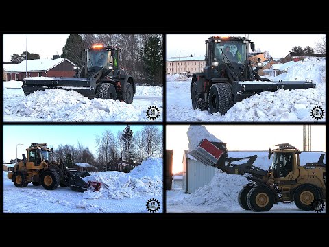 Ice ripping | Volvo L70H 2.0 Black | L90H 2.0 | MITO Ice ripping blade and Siljum flipperbucket