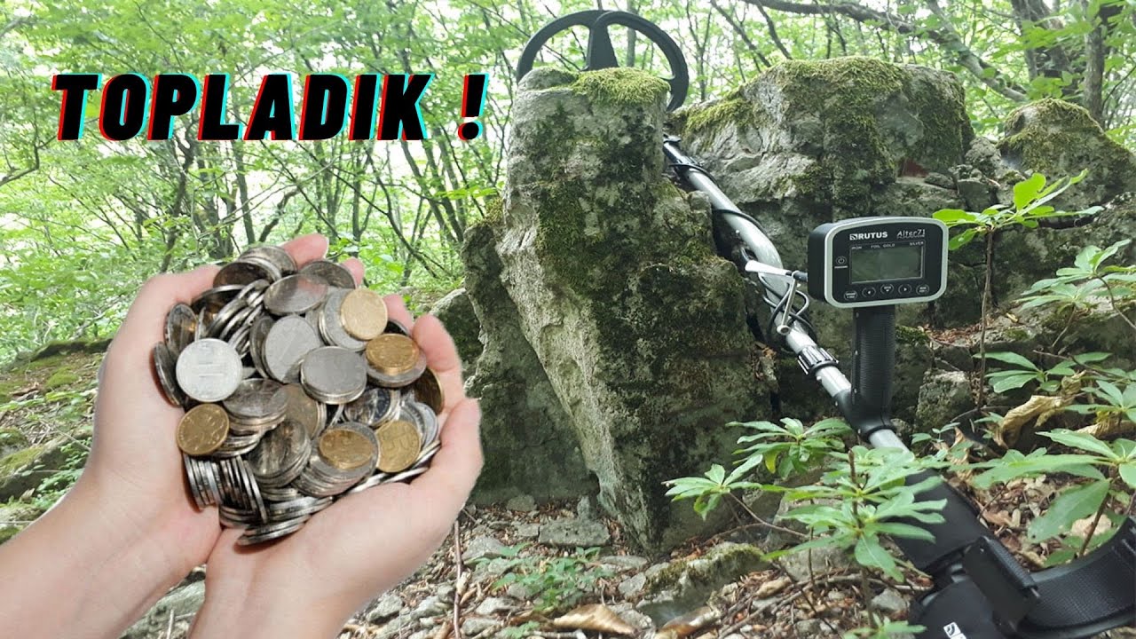 С МЕТАЛЛИЧЕСКИМ ДЕТЕКТОРОМ В ЛЕСУ В ПОИСКАХ ЗОЛОТА НАШЛИ СОКРОВИЩЕ
