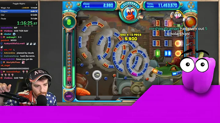 Taking back my Claude% Peggle Deluxe World Record (VOD)