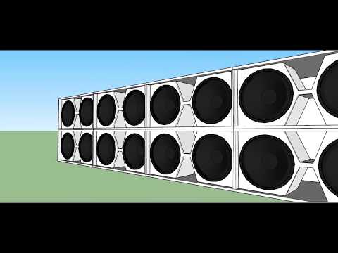 18 Eighteen Sound DUAL 18" inch SUBWOOFER Bass Reflex PA Cabinet Enclosure