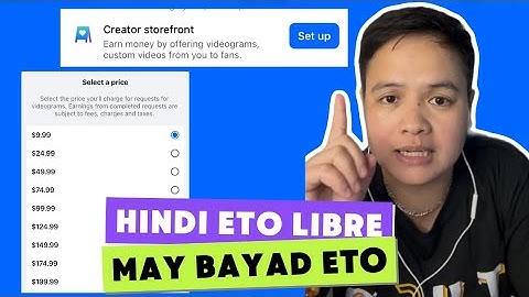 CREATOR STOREFRONT BAGONG MONETIZATION SA FACEBOOK #creatorstorefront #videogram