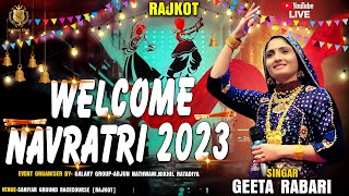 Geetaben Rabari  2023 Welcome Navratri 2023  Sahiyar Club Rajkot