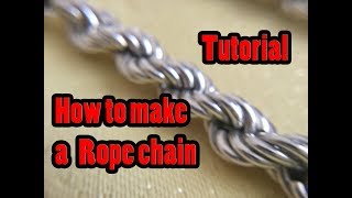 How to make a rope chain tutorial (part 1)