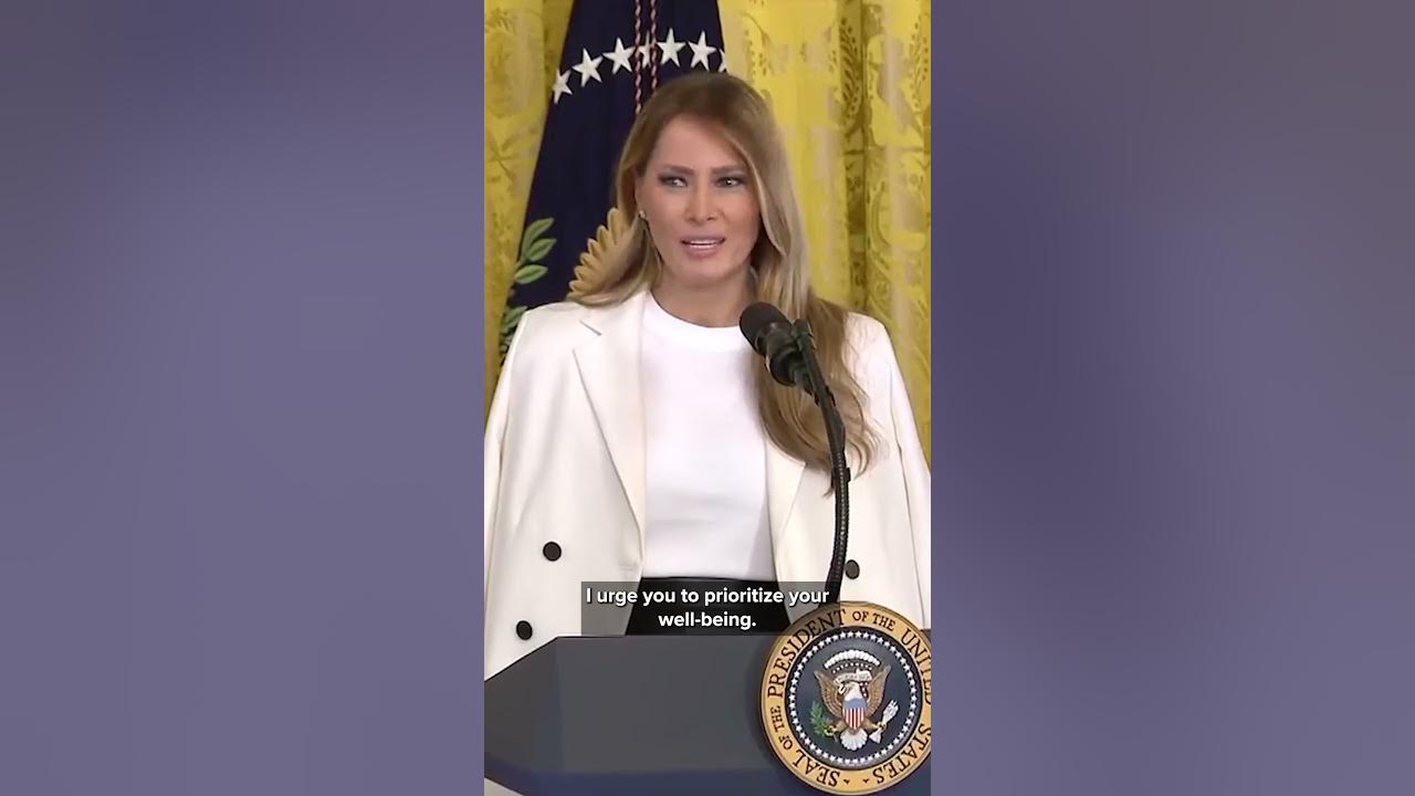 First Lady Melania Trump shared a special Mother’s Day message to military  moms at the White House