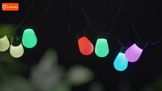 Lumary RGBAI Outdoor Bulb String Lights（US-SL100B-1） by Lumary Smart Home 189 views 6 months ago 1 minute, 3 seconds