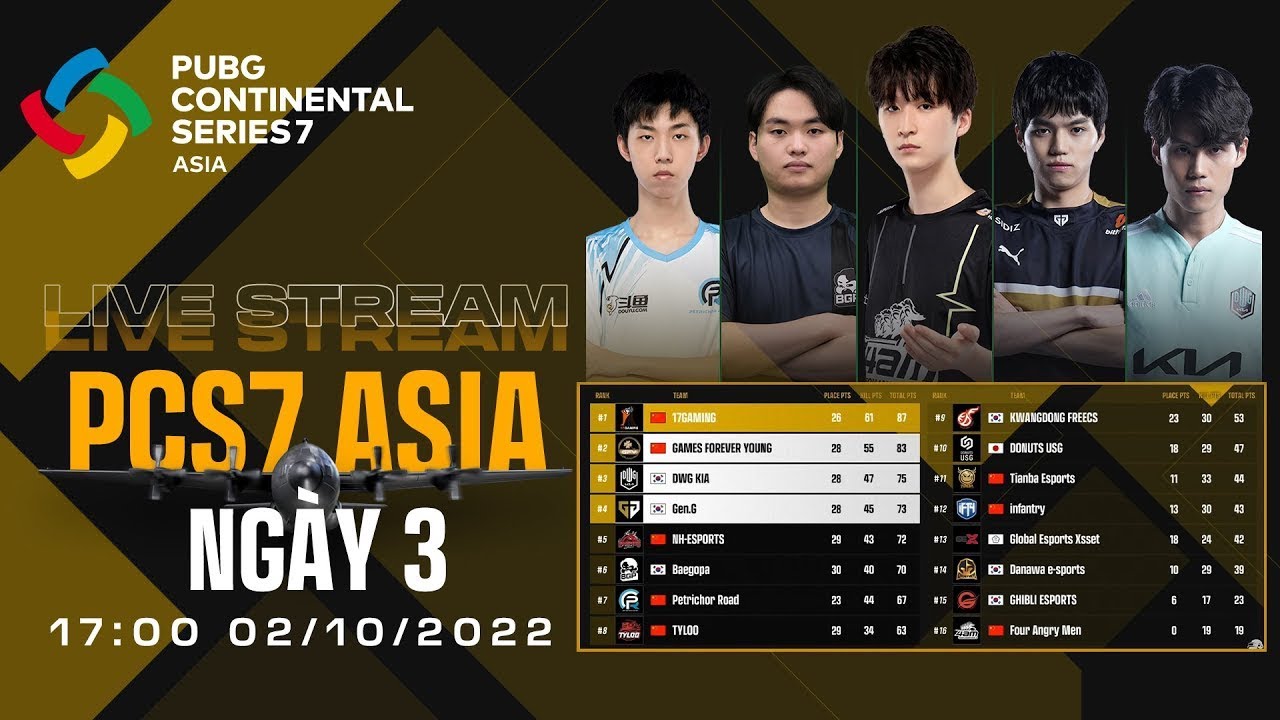 🏆[PCS7 ASIA] NGÀY 3: NewHappy,  4AM, Gen.G, DWG KIA, BGP, 17, PERO INFANTRY,…