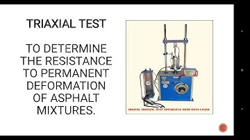 Performance Test on Asphalt Mixtures