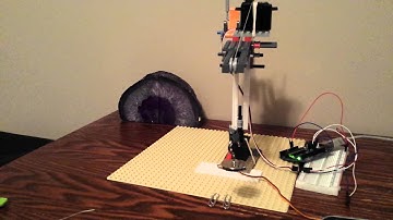 Lego and Arduino crane