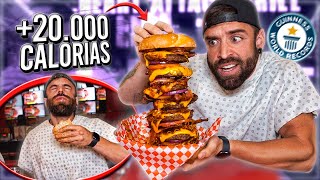 LA HAMBURGUESA con MÁS CALORIAS del MUNDO en EEUU *Heart Attack Grill* ¿PUEDO CONSEGUIR el RÉCORD?