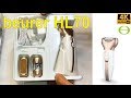 Unboxing and review of the Beurer HL 70 3 in1 epilator shaver exfoliator