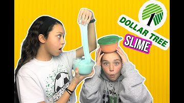 DOLLAR TREE SLIME CHALLENGE! We attempt to  make Dollar Tree slime
