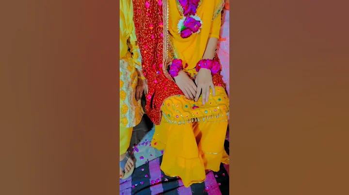 Haldi Mubarak 🥰🥰 #yshorts #newreels #trending #tiktok