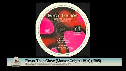 Closer Than Close (Mentor Original Mix) (1995)