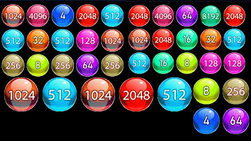 MBALLS  2048  Number Merge Game #gameparkarea #2048game