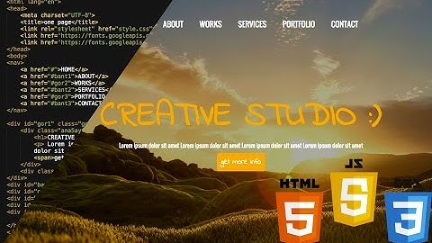 HTML5 & CSS3. Tek sayfa web sitesi nasıl yapılır part - 1