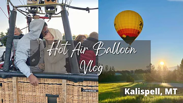 Surprised my BF with a Hot Air Balloon Ride in Montana | Date Ideas