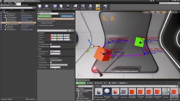 UE4 Path Follow - Physics Simulated Components