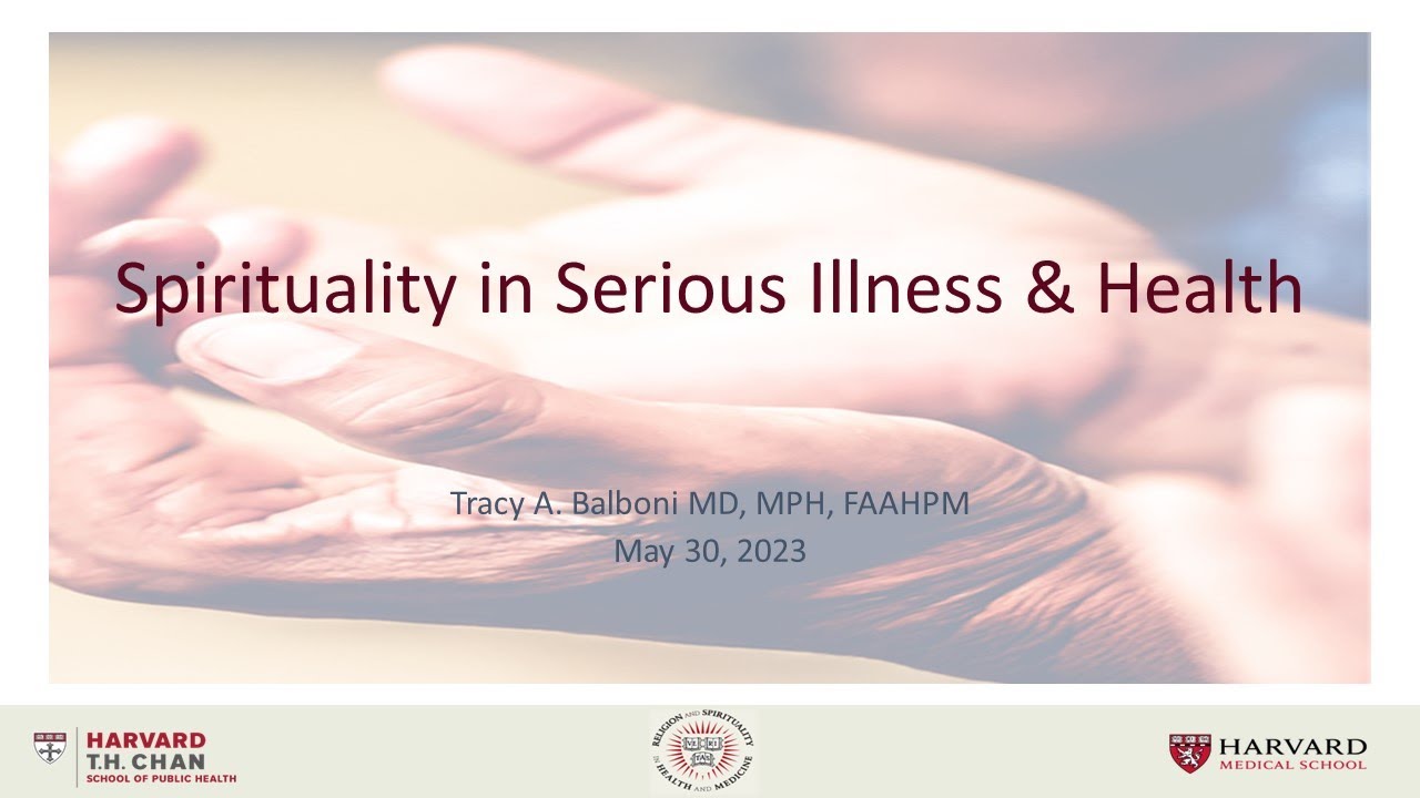 Spirituality in Serious Illness and Health - YouTube