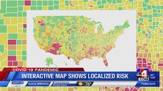 Interactive map shows localized risk