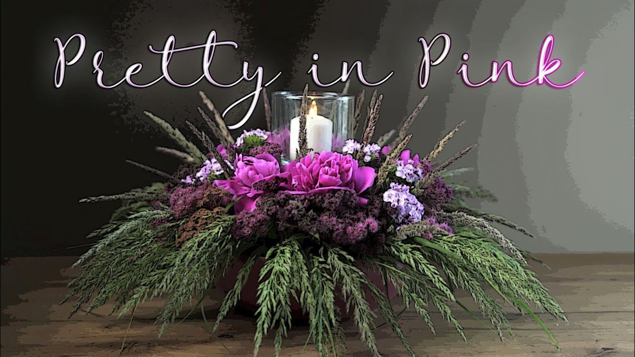 Traumhaftes Frischblumengesteck DIY   🌺  Pretty in Pink