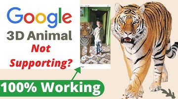 Google 3D Animals Camera Not Working Problem Fix | View In Your Space 3D Animals VFX Tutorial
