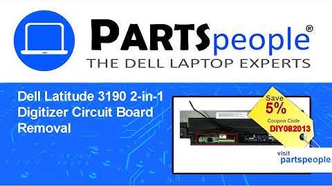Dell Latitude 3190 2-in-1 (P26T003) Digitizer Circuit Board Replacement Video Tutorial