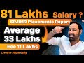 Spjain mumbai placements report out  highest package 81 lakhs   spjimr admissions criteria