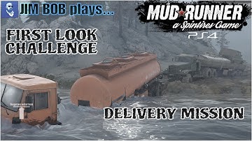 Mudrunner: Spintires PS4 Edition First Look - Challenge: Delivery Mission