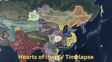 What if the Qing dynasty collapsed in 1859 - Hoi4 timelapse