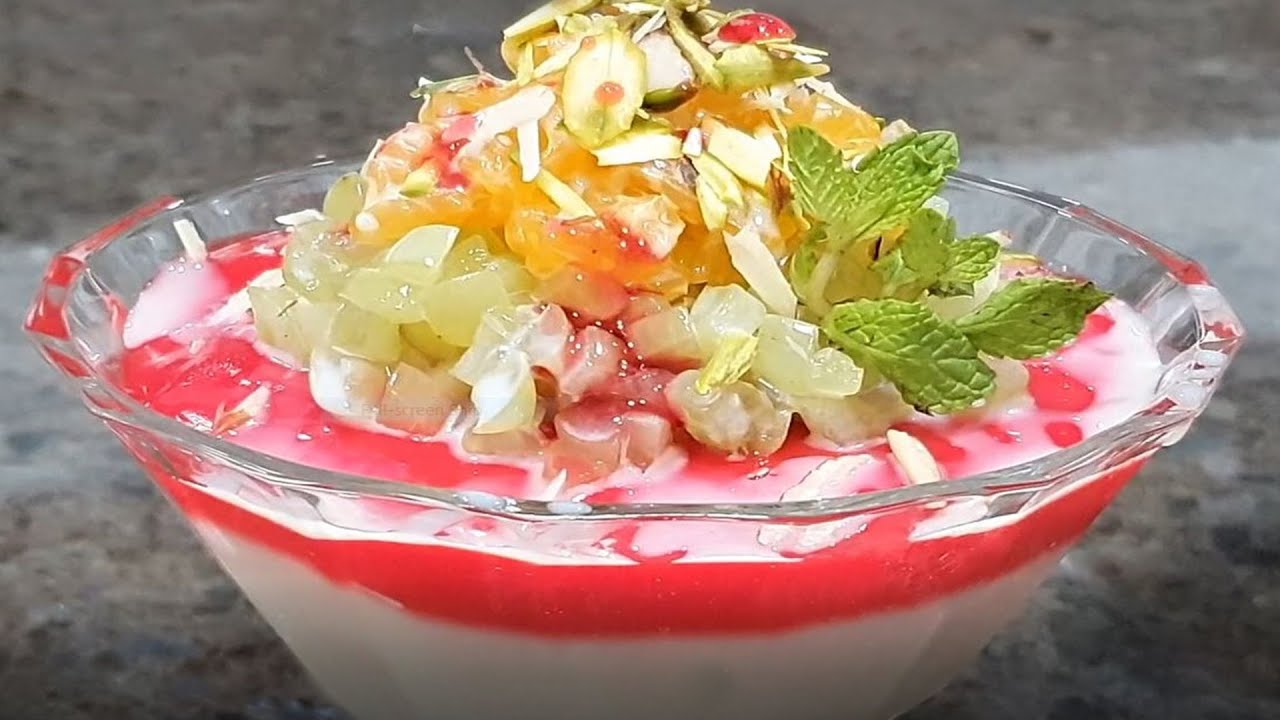 9 Minutes Easy Summer Tasty Desserts without agar agar gelatine & china grass डिजर्ट पुडिंग रेसिपी