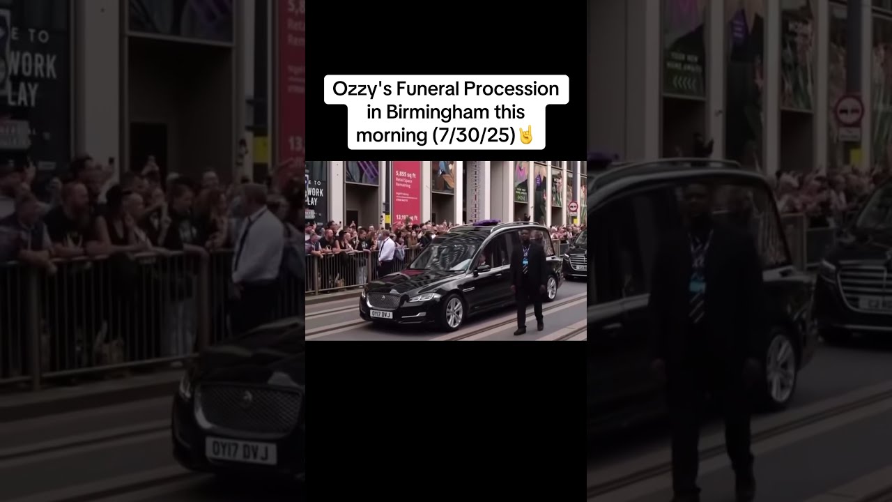 Tens Of Thousands Gathered In Ozzy Osbourne S Hometown Birmingham England Ozzyosbourne