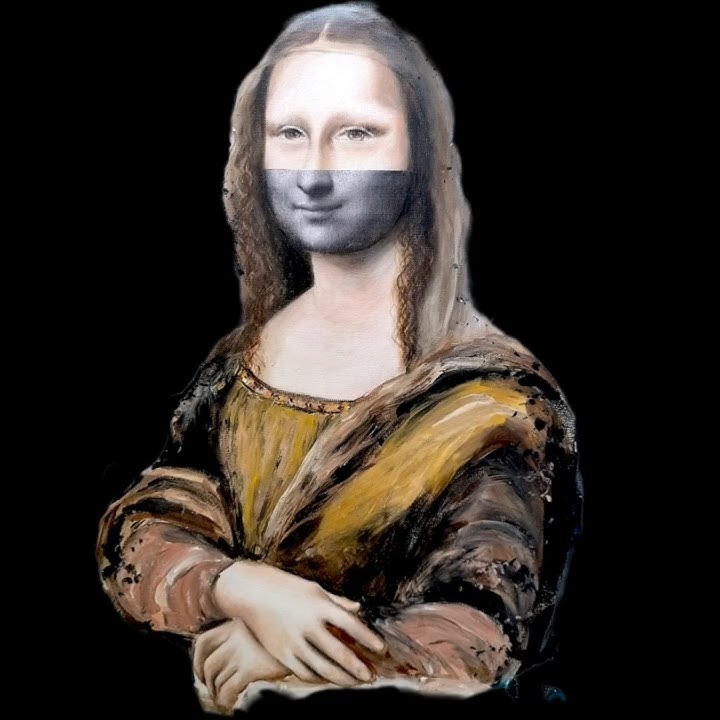 Moja Lisa by Artanq #www.artanq.co.uk #monalisa #davinci #art #painting